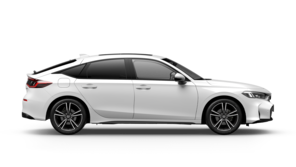 Honda Civic Hybrid front facing three quarter