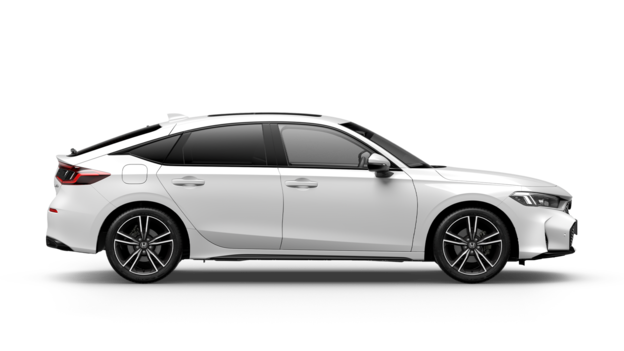 Honda Civic Hybrid front facing three quarter