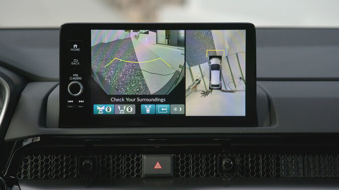 360° kamerový systém s viacerými pohľadmi pre CR-V