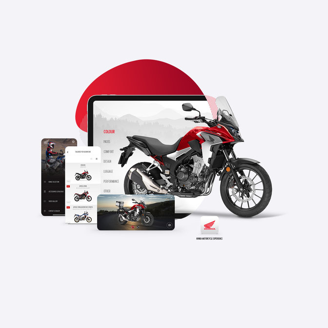 Aplikácia Honda Motorcycles Europe