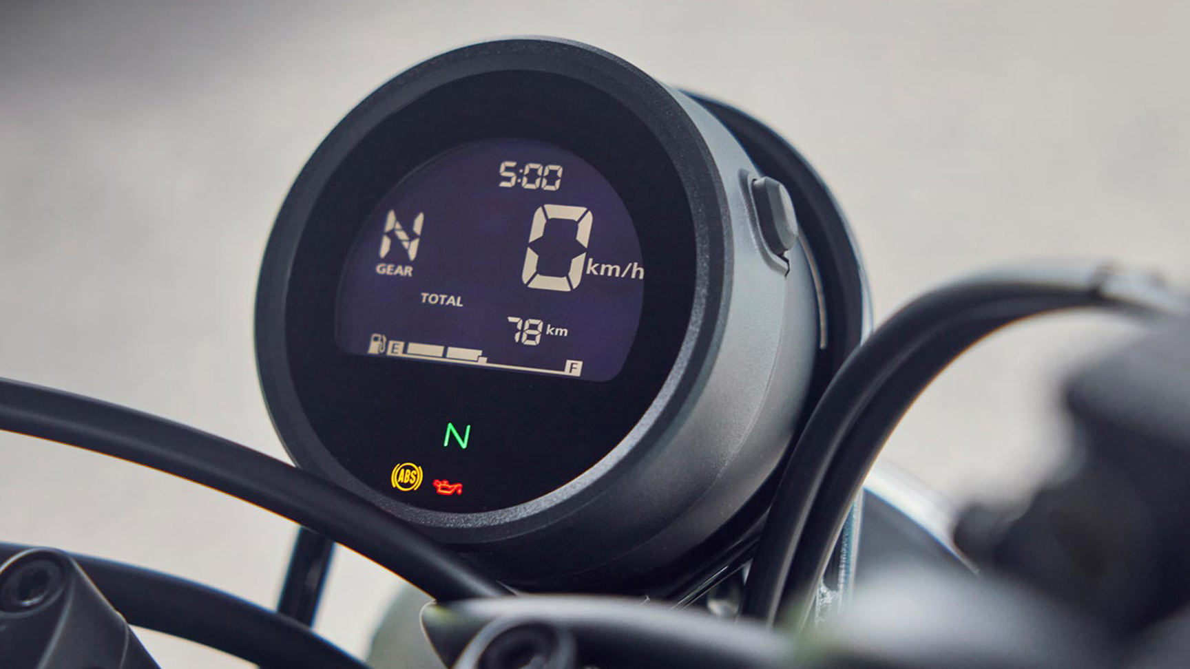 Honda CL500 – displej LCD.