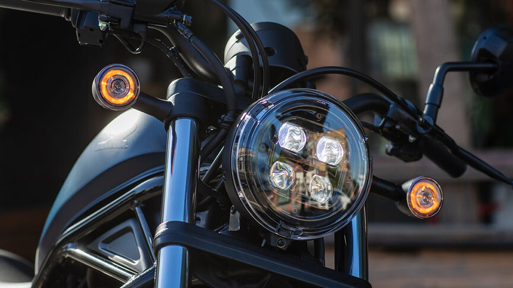 Detailný záber na motor CMX500 Rebel
