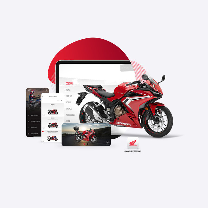 Aplikácia Honda Motorcycles Europe