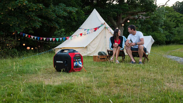 Prenosná elektrocentrála, exteriér (pláž)